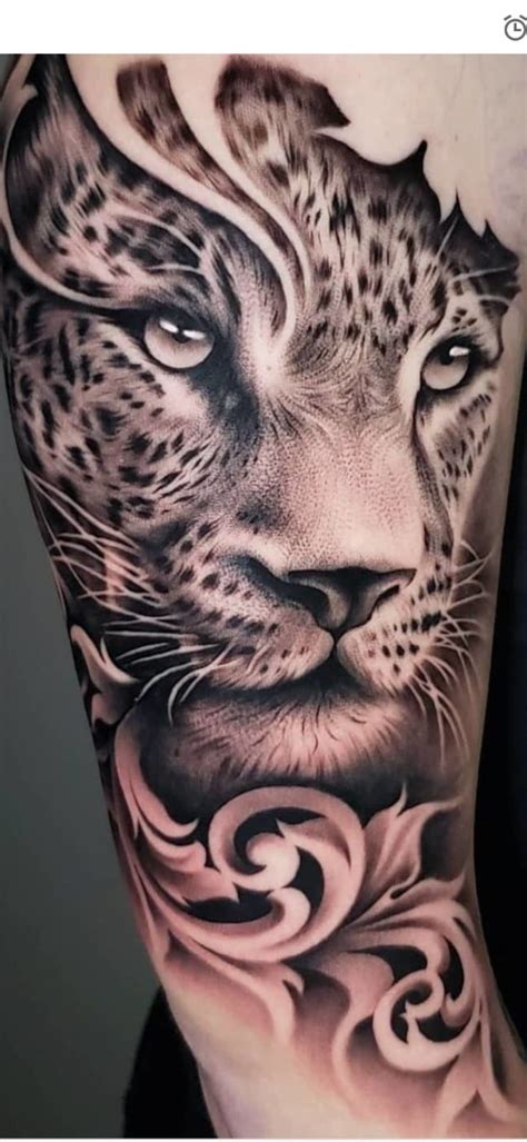 snow leopard tattoos designs.